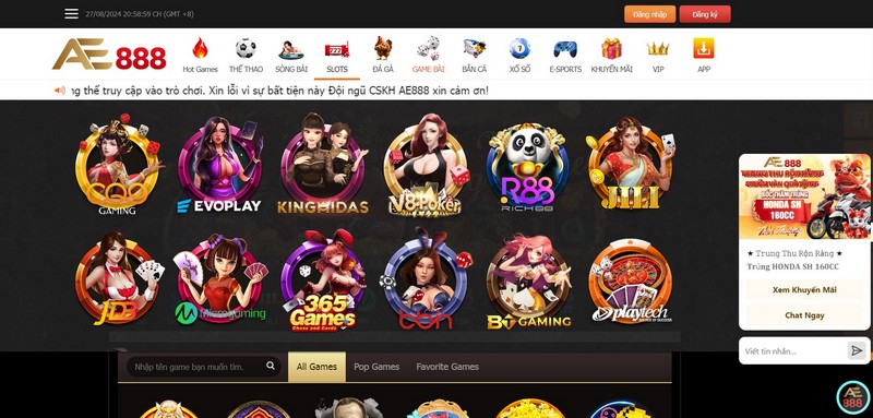 Game Bài Đổi Thưởng Ae888 Mang Đến Cơ Hội Giải Trí Ăn Tiền Thật