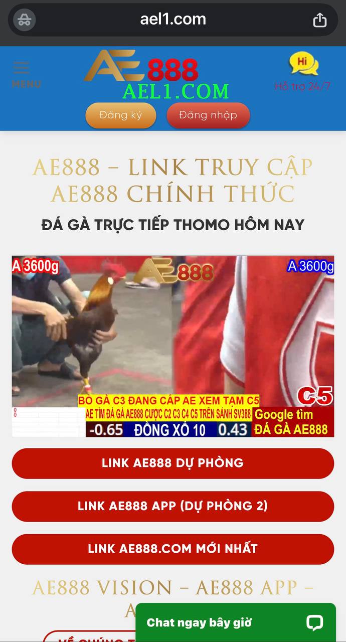Giao diện Ael1.com AE888