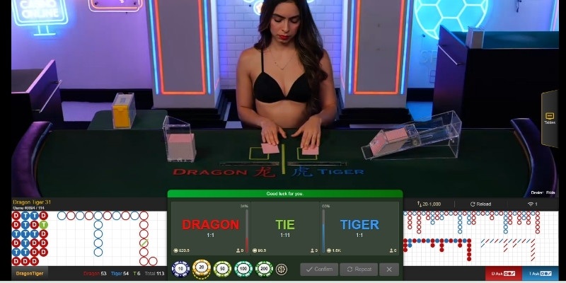 Hướng dẫn Chơi Rồng hổ tại AE888