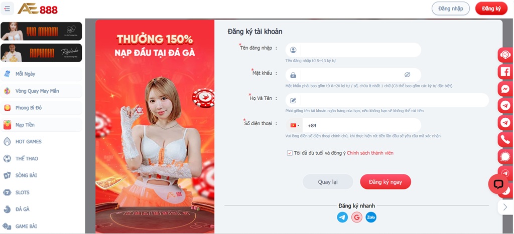 Hướng dẫn chơi Xổ số tại AE888